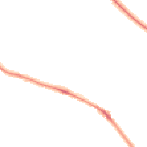 Night-time road noise heatmap for LS6 2EH