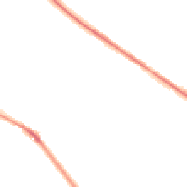 Night-time road noise heatmap for LS6 2FE
