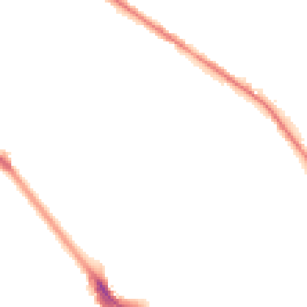 Night-time road noise heatmap for LS6 2LA