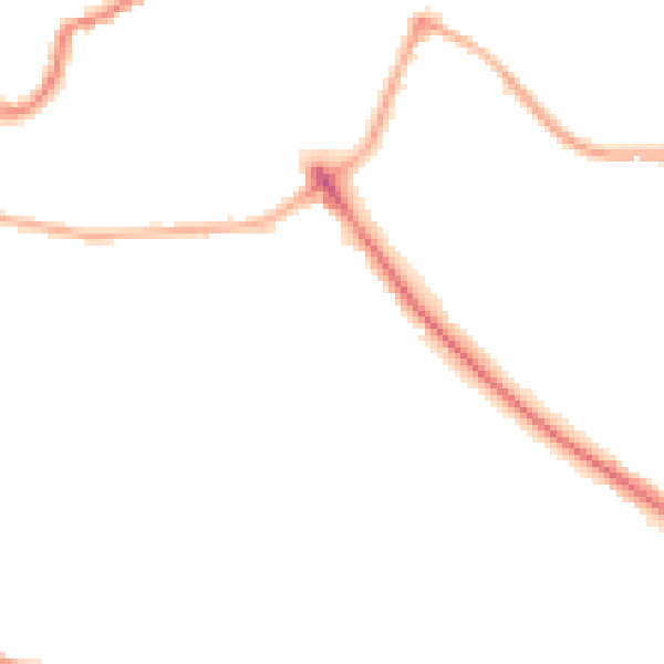 Night-time road noise heatmap for LS6 2SL