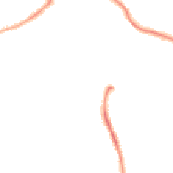 Night-time road noise heatmap for LS6 3DQ