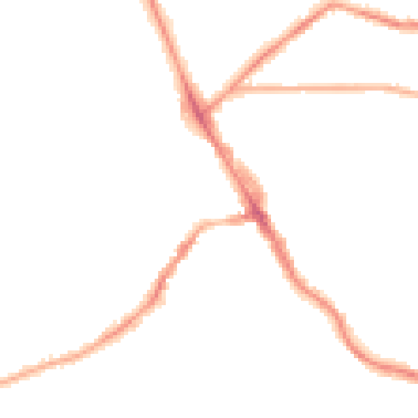Night-time road noise heatmap for LS6 3HY