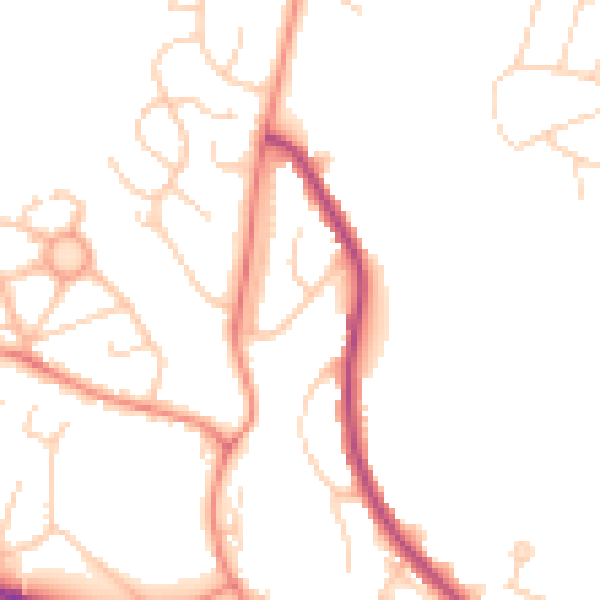 Daytime road noise heatmap for LS6 3LY