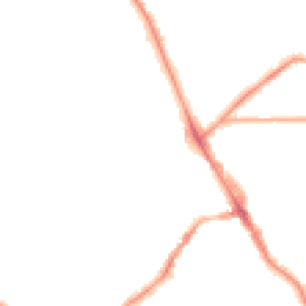 Night-time road noise heatmap for LS6 3PG