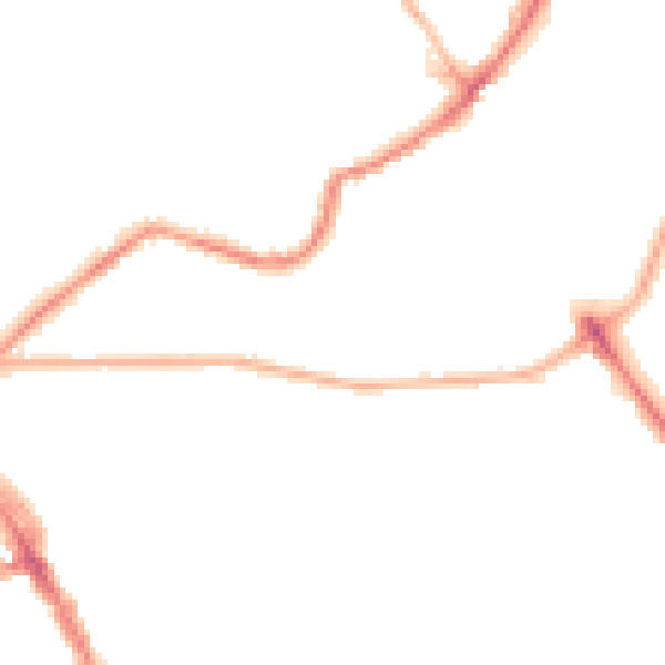 Night-time road noise heatmap for LS6 4EH