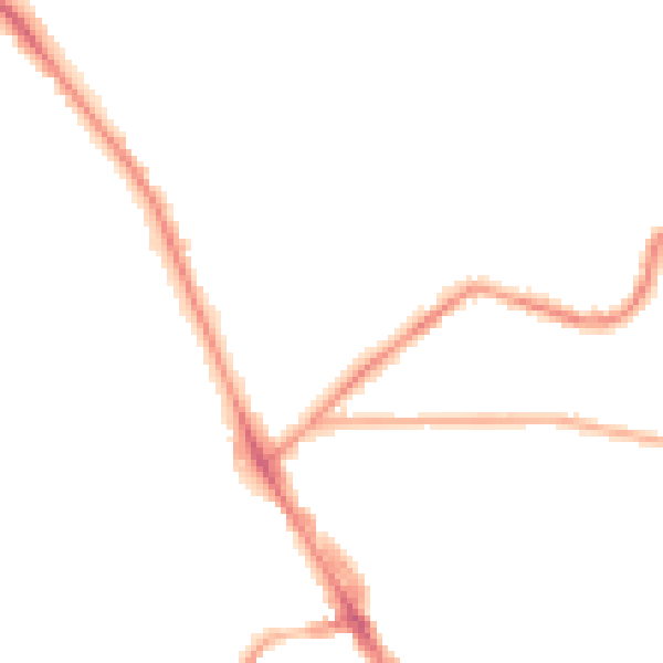 Night-time road noise heatmap for LS6 4FH