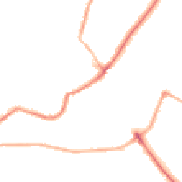 Night-time road noise heatmap for LS6 4HX