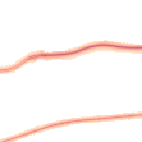 Night-time road noise heatmap for LS8 2BB