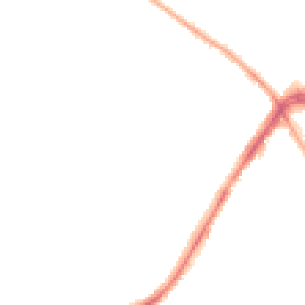 Night-time road noise heatmap for LS8 4LJ