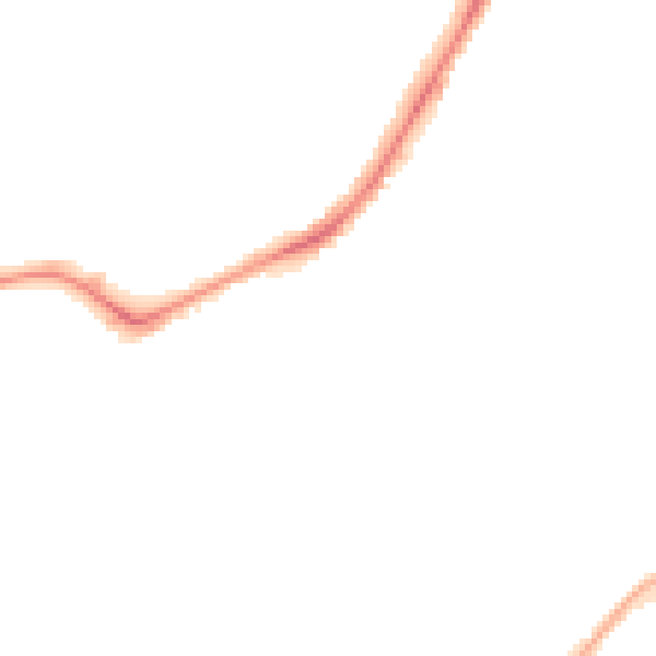 Night-time road noise heatmap for LS8 5NG