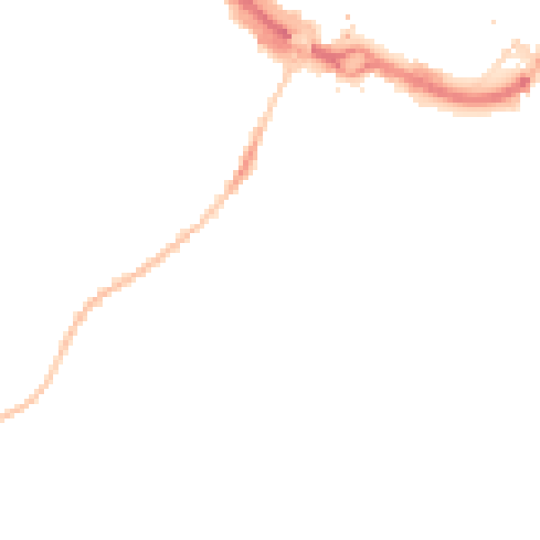 Night-time road noise heatmap for LU1 3RY