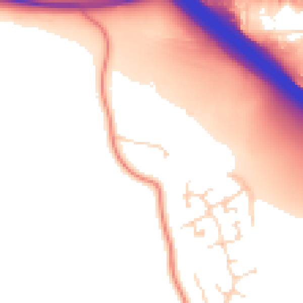 Daytime road noise heatmap for LU1 4AX