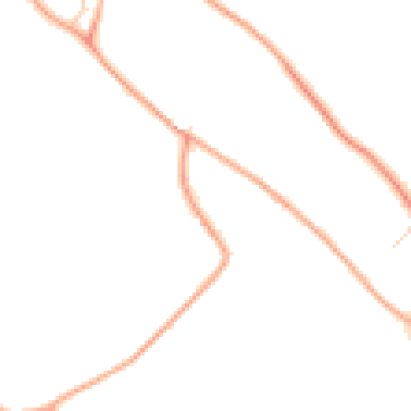 Daytime road noise heatmap for LU1 4DS