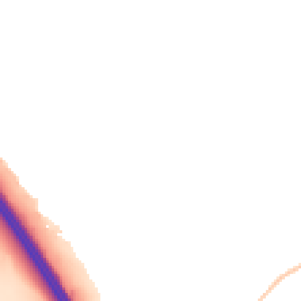 Night-time road noise heatmap for LU1 5LX