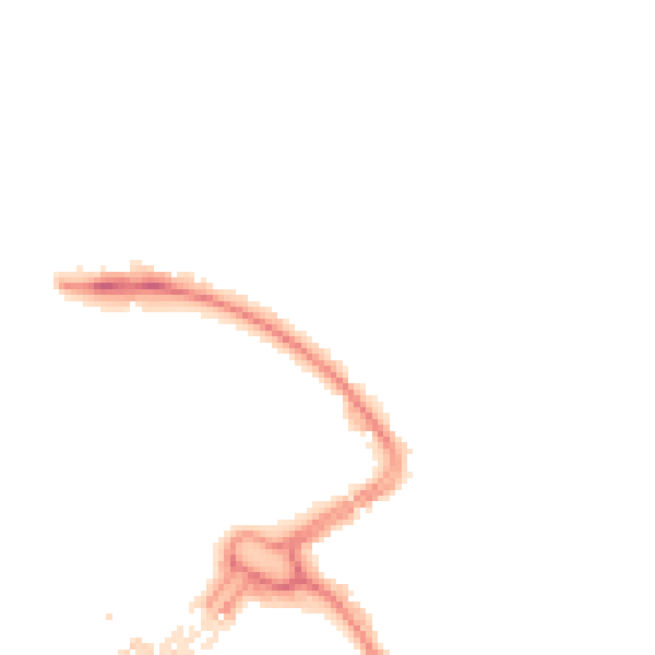 Night-time road noise heatmap for LU2 0AF