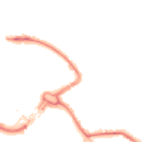 Night-time road noise heatmap for LU2 0AH