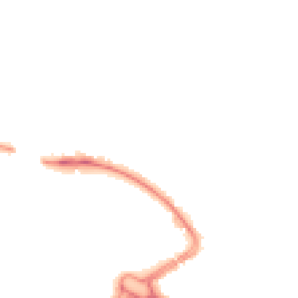 Night-time road noise heatmap for LU2 0AY