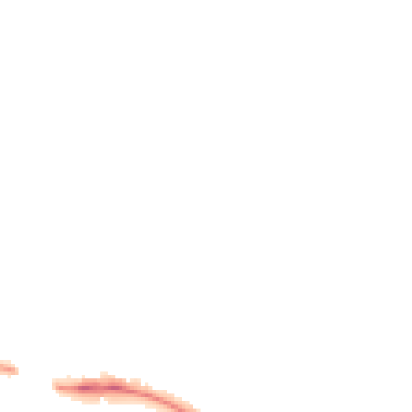 Night-time road noise heatmap for LU2 0DZ