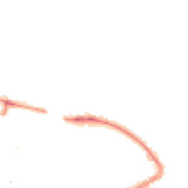 Night-time road noise heatmap for LU2 0EL