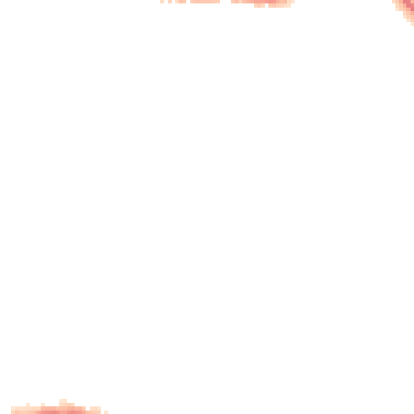 Night-time road noise heatmap for LU2 0EN