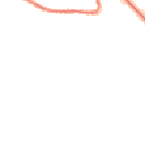 Night-time road noise heatmap for LU2 0EQ