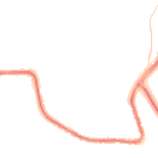 Night-time road noise heatmap for LU2 7TQ