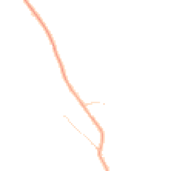Daytime road noise heatmap for LU2 8LS