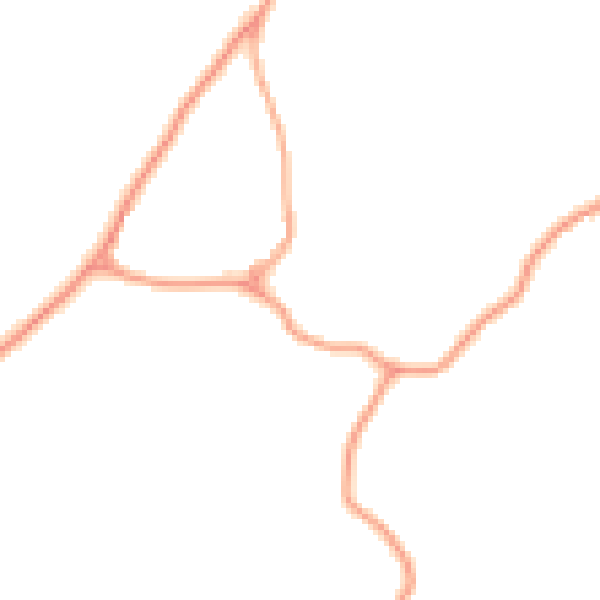 Daytime road noise heatmap for LU2 8NZ