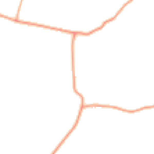 Daytime road noise heatmap for LU2 8PH