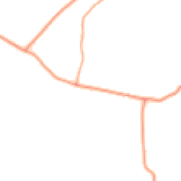 Daytime road noise heatmap for LU2 8PN