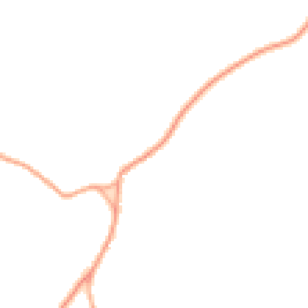 Daytime road noise heatmap for LU2 8PT