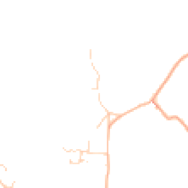 Daytime road noise heatmap for LU2 8QD