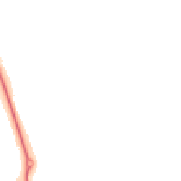 Night-time road noise heatmap for LU2 9HW