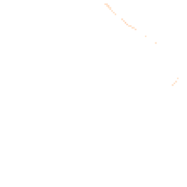 Night-time road noise heatmap for LU2 9TR