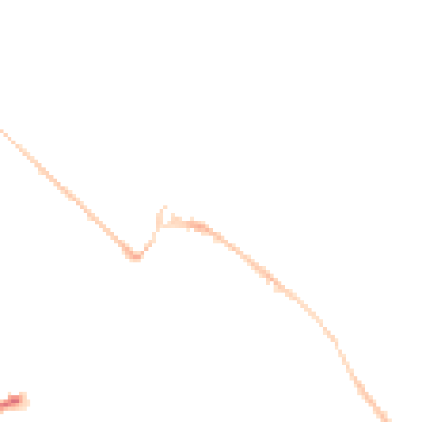 Night-time road noise heatmap for LU3 2RB