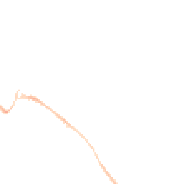 Night-time road noise heatmap for LU3 2SF