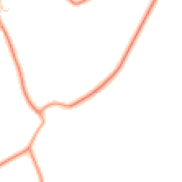 Daytime road noise heatmap for LU3 3PA