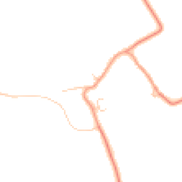 Daytime road noise heatmap for LU3 3PG