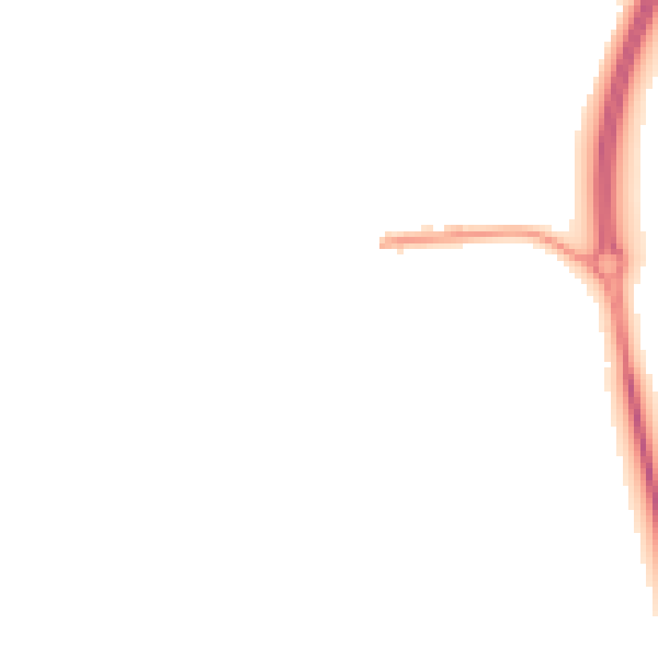 Night-time road noise heatmap for LU3 3PJ