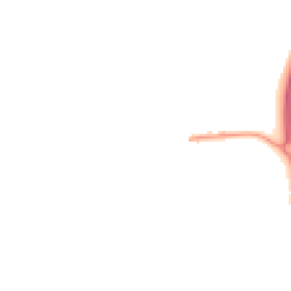 Night-time road noise heatmap for LU3 3PL
