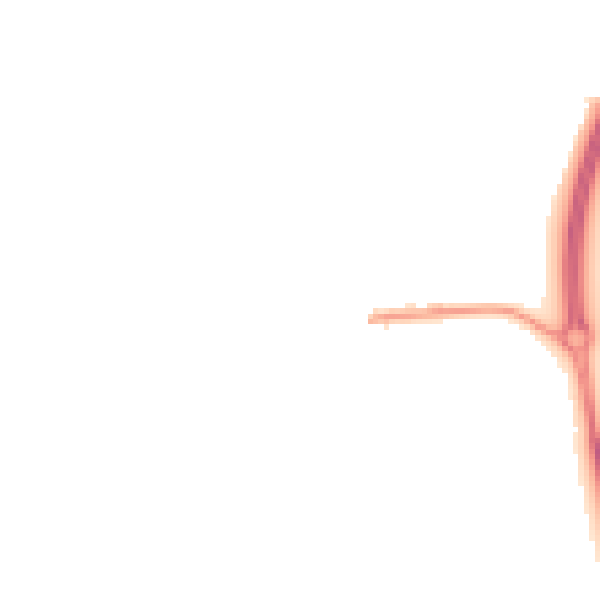 Night-time road noise heatmap for LU3 3PR