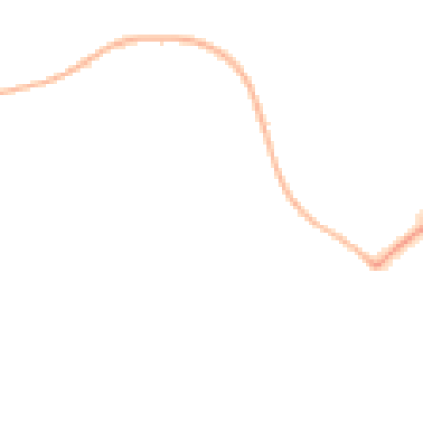 Night-time road noise heatmap for LU3 4AX