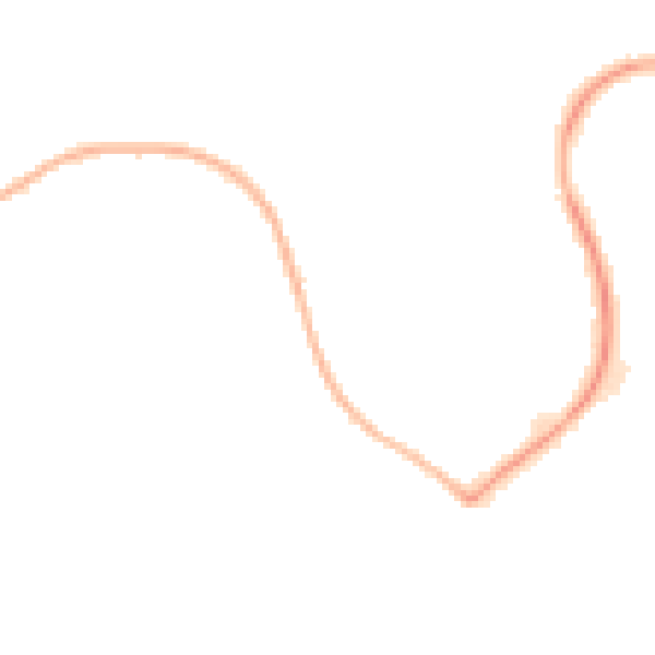 Night-time road noise heatmap for LU3 4DH