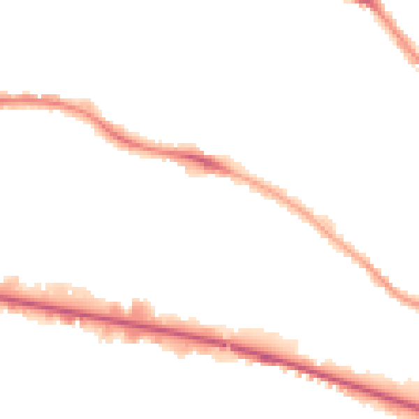 Night-time road noise heatmap for LU4 8EH