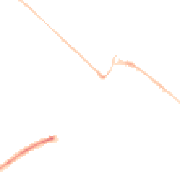 Night-time road noise heatmap for LU4 9AT