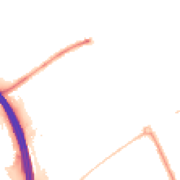 Night-time road noise heatmap for LU4 9FF