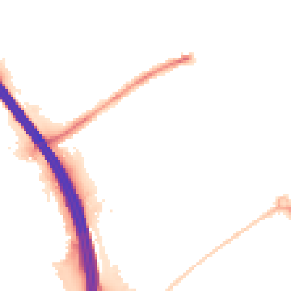Night-time road noise heatmap for LU4 9FH