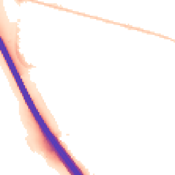 Night-time road noise heatmap for LU4 9HN