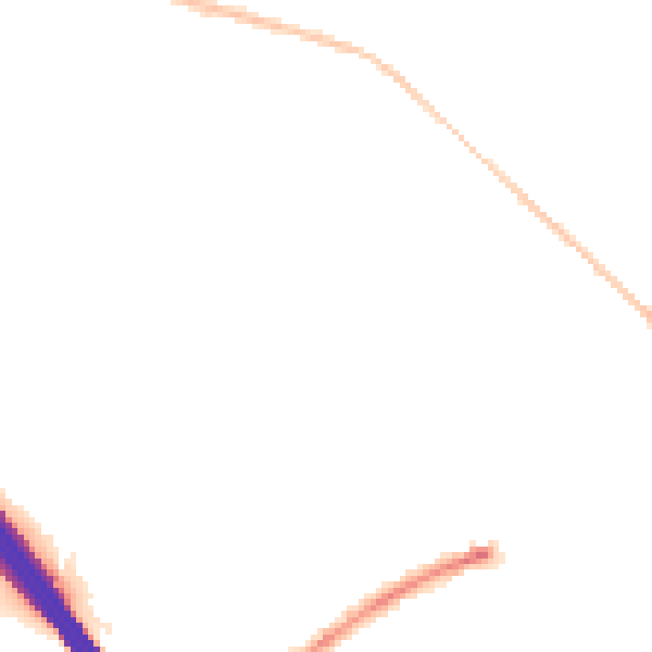 Night-time road noise heatmap for LU4 9HT