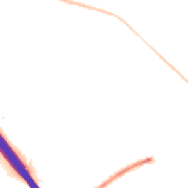 Night-time road noise heatmap for LU4 9HY